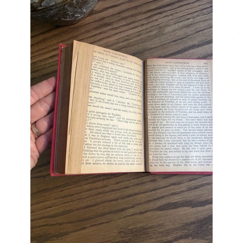 Rare Antique 1854 Charles Dickens Christmas Stories T Nelson & Sons Hardcover